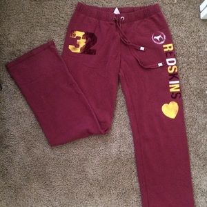 PINK Official NFL Redskins Sweatpants
